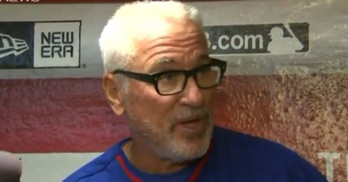 Watch Chicago Cubs Manager Joe Maddon Give Thoughts On Losing Kyle Schwarber For Season