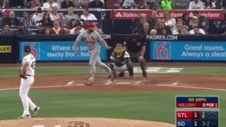 Watch St. Louis Cardinals' Matt Holliday Nearly Decapitate Umpire With Accidental Bat Flip