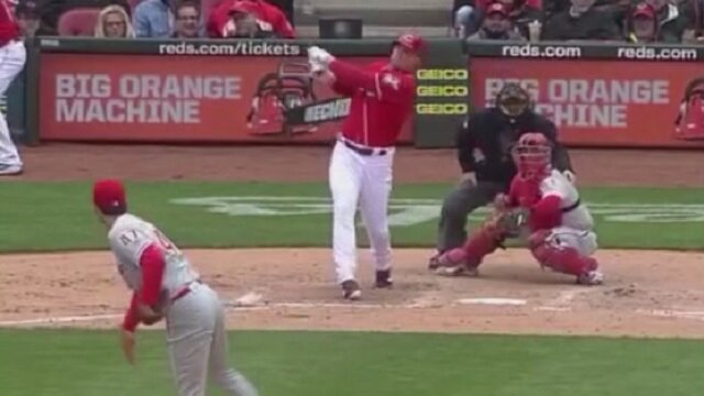 Watch Cincinnati Reds' Jay Bruce Light Up Baseball In 2-HR Game