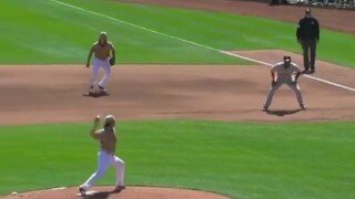 Watch This Gerrit Cole Pickoff Attempt Go Hilariously Awry