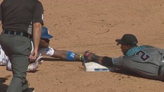  Watch Yasiel Puig Play Adorable Game Of Handsies With Jean Segura 