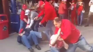 Watch A Bunch Of Savage, Middle-Aged Philadelphia Phillies Fans Brawl During Game