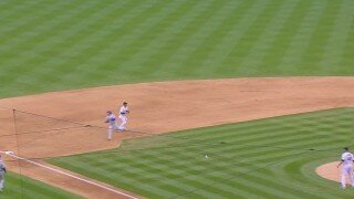 Juan Lagares Avoids Tag, Called Out Anyway For Not Plowing Into Nolan Arenado