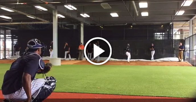 Catcher's View Of Aroldis Chapman's 100-MPH Fastball Is Absolutely Insane