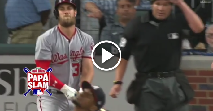 Bryce Harper Blasts Grand Slam for Second Homer in Nationals' 14-4 Win