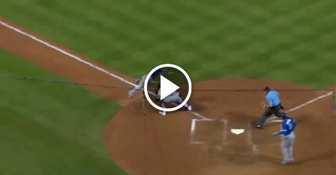 Blue Jays' Chris Coghlan Channels His Inner Willie Mays Hayes By Flying Over Yadier Molina to Score