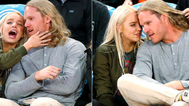 Mets\' Noah Syndergaard Takes In Knicks Game With Blonde Bombshell Alexandra Cooper (Pics)