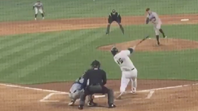 Tim Tebow Crushes Opposite Field Home Run In First Minor League At-Bat