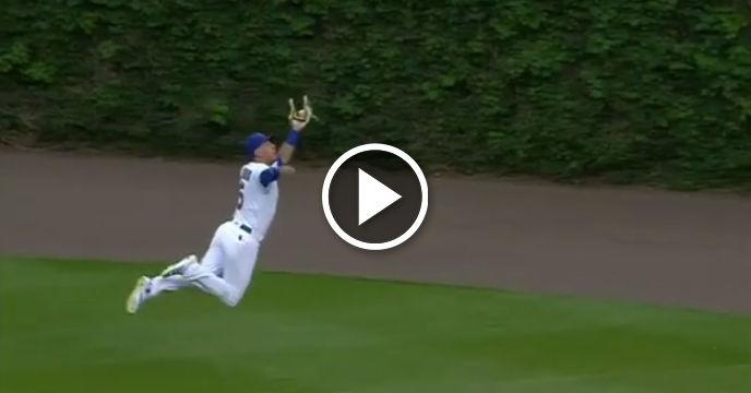 Cubs' Albert Almora Lays Out & Robs Hit from Giants' Brandon Belt on Incredible Catch