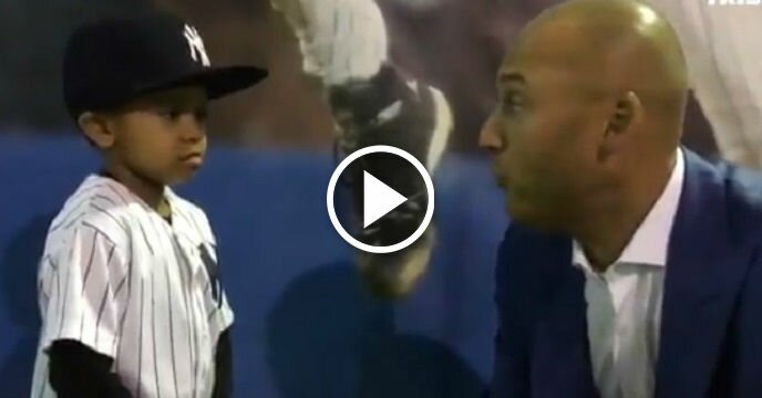 Derek Jeter's Nephew Asks His Uncle If He Can Wear No. 2 When He Plays For the Yankees