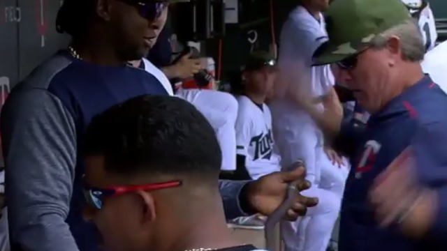 Miguel Sano Uses Rubber Snake to Scare the Bejesus Out of Twins Coach Neil Allen