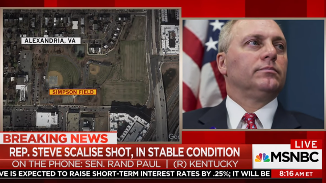 Steve Scalise, Aides Wounded in GOP Congressional Baseball Shooting