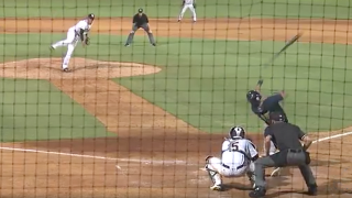Tim Tebow Swings So Hard He Almost Throws His Bat Out Of The Stadium