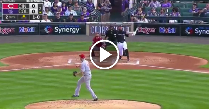 Rockies Pitcher Jon Gray Absolutely Pulverizes 467-Foot Home Run