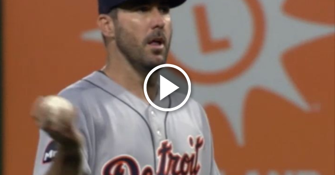 Justin Verlander Confused After Strikeout as Detroit Tigers Lose Track of Inning