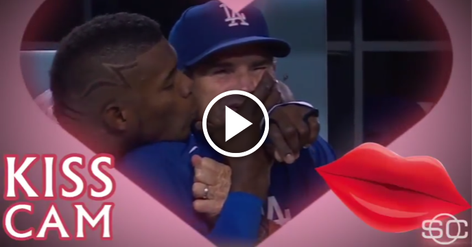 Yasiel Puig Kisses Hitting Coach Yet Again After 2nd HR in as Many Games