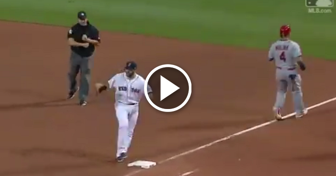Watch: Boston Red Sox Casually Turn A Triple Play