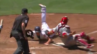 Watch: Padres' Wil Meyers Steals Three Bases In One Inning