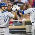 Royals at Twins Mike Moustakas Alcides Escobar