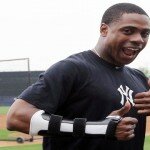 Curtis Granderson giving a thumbs up