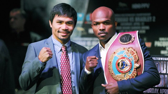 Manny Pacquiao fights Timothy Bradley May 12
