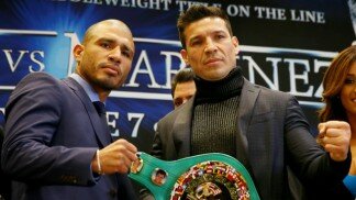 Sergio Martinez and Miguel Cotto at fight press conference