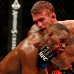 Alexander Gustafsson punches Jon Jones during sensational light heavyweight title affair at UFC 165