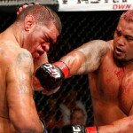 Mark Hunt punches Antonio Silva during epic encounter at UFC Fight Night 33