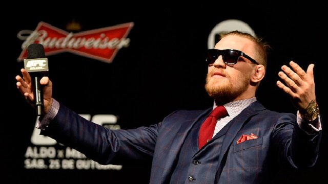 Featherweight contender Conor McGregor during UFC 179 Fight Week festivities in Brazil
