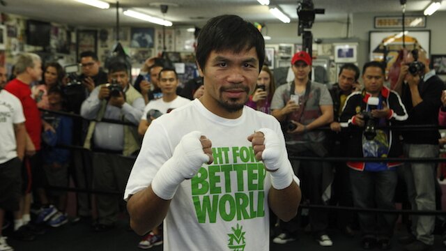 Manny Pacquiao Open Workout