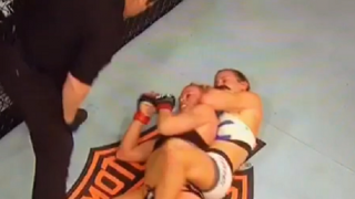  Miesha Tate Puts Holly Holm To Sleep At UFC 196 