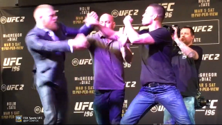  Watch Things Get Heated At UFC 196 Presser 