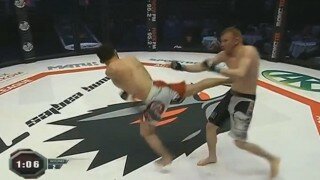 Watch Russian Fighter Pull Off The Best Spinning Back Kick TKO You've Ever Seen