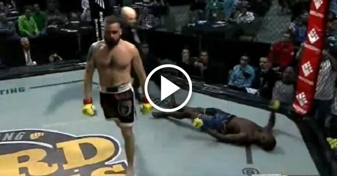MMA Fight Ends With a One-Punch Knockout and Fighter Going Night-Night
