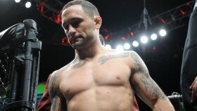 Frankie Edgar Defeats Yair Rodriguez Via Doctor Stoppage and OMG Look at His Eye!