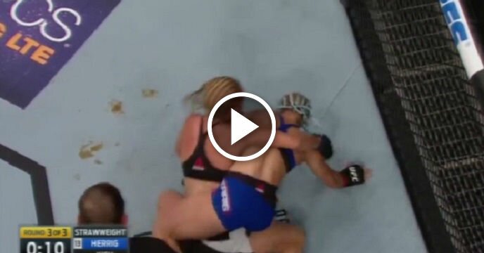 UFC Fighter Justine Kish Crapped on the Mat During Fight With Felice Herrig