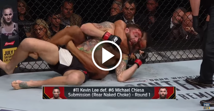 Michael Chiesa vs. Kevin Lee Prematurely Stopped by Overzealous Ref Mario Yamasaki