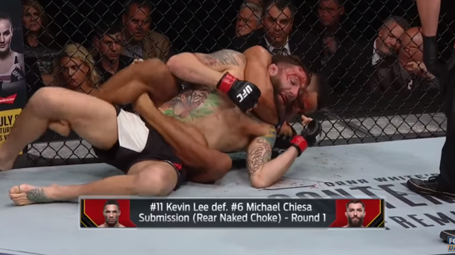 Michael Chiesa vs. Kevin Lee Prematurely Stopped by Overzealous Ref Mario Yamasaki