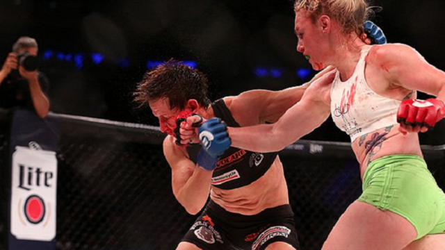 Heather Hardy Pummels Alice Yauger — Wins First Pro MMA Fight By TKO At Bellator 180