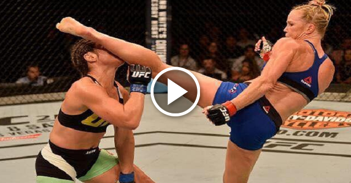Holly Holm Finishes Bethe Correia With Brutal Head Kick At UFC Singapore