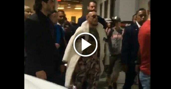 Conor McGregor's Showed Up to Brooklyn Press Conference in an Amazing Outfit