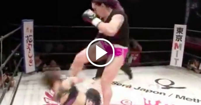 Jiu-Jitsu Fighter Gabi Garcia Outrageously Soccer Kicks Opponent In MMA Debut