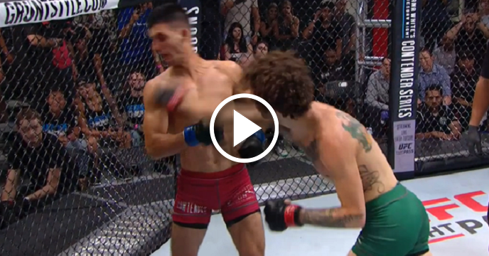 MMA Fighter Sean O'Malley Earns UFC Contract With Thunderous Knockout In Front Of Dana White