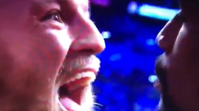 Conor McGregor Loses His Freaking Mind, Starts Screaming at Floyd Mayweather Jr. in Final Staredown