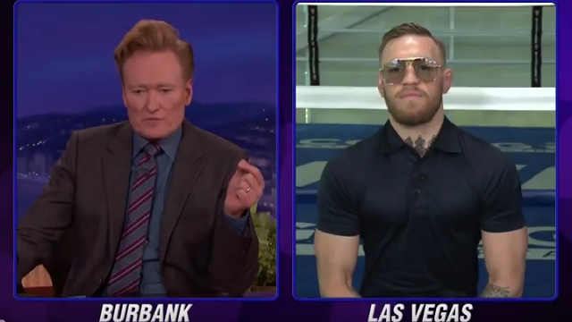 Conor McGregor Says He Will Dismantle Floyd Mayweather On Conan O\'Brien