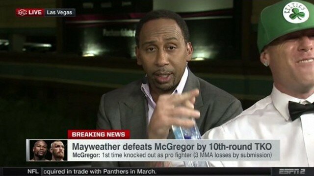 Drunk Conor McGregor Fan Yells \'F–ck the Mayweathers\' During Live ESPN Segment