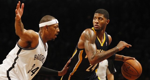 Paul George and the Indiana Pacers moved to 7-0 for their best start in franchise history with their win over the Brooklyn Nets.