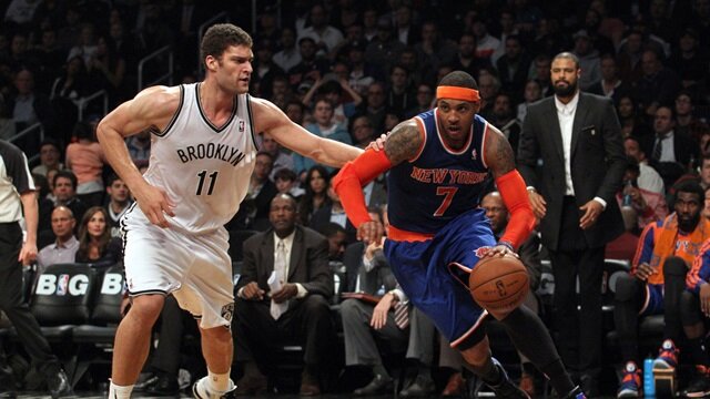 Melo Lopez Knicks Nets