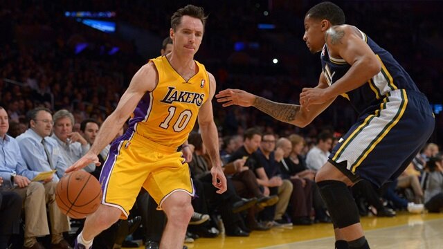 Nash Lakers injury Jazz