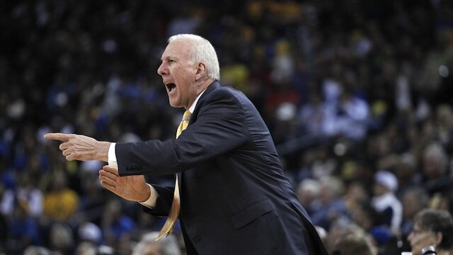 April 22, 2014; Cary Edmunson- Coach Greg Popovich of the San Antonio Spurs has won the Coach of the Year Award.